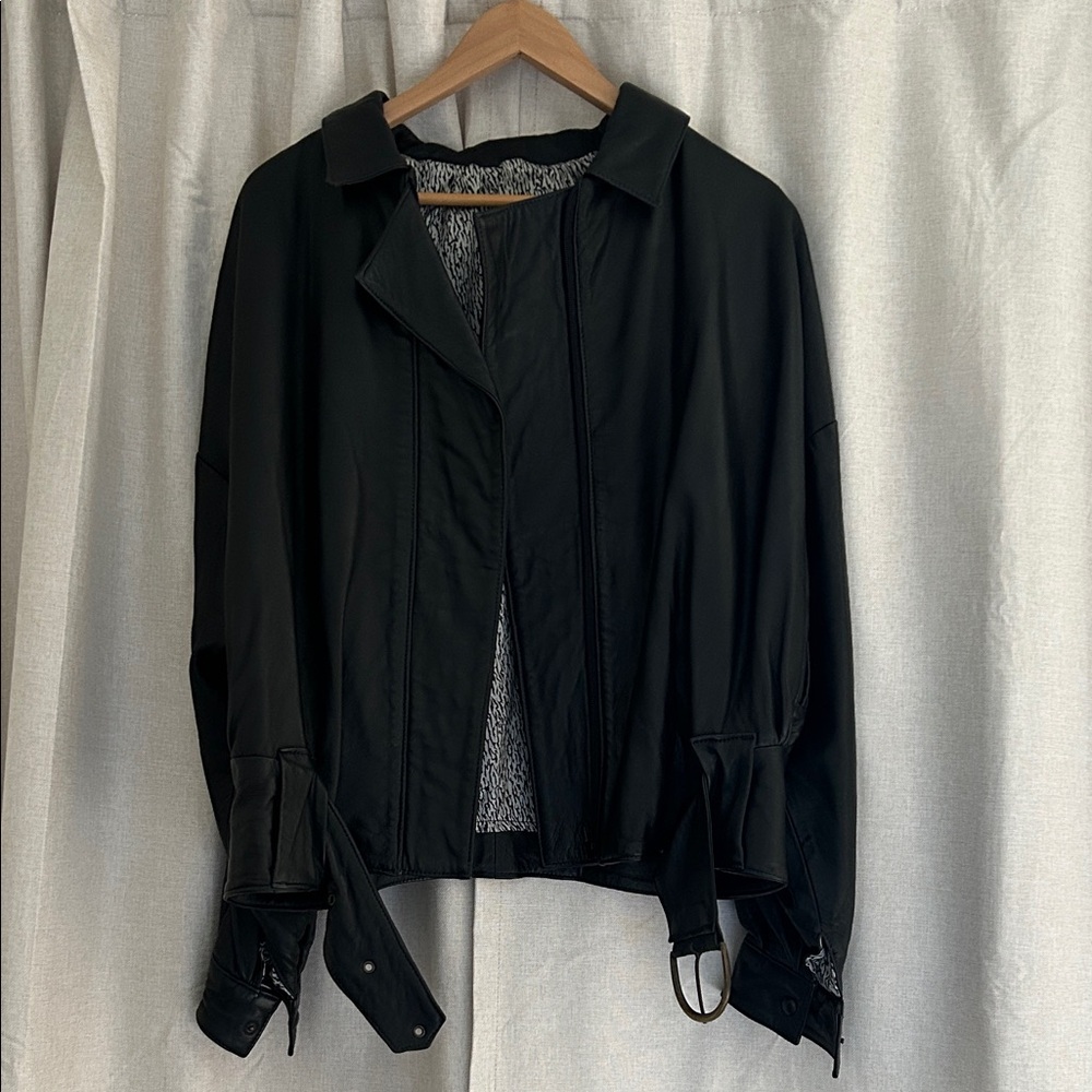Etcetera men’s vintage leather jacket